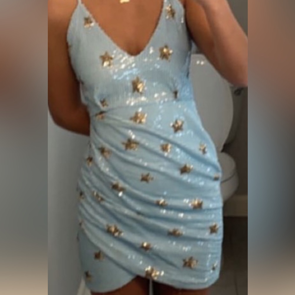 Revolve Superdown dina mini dress stars